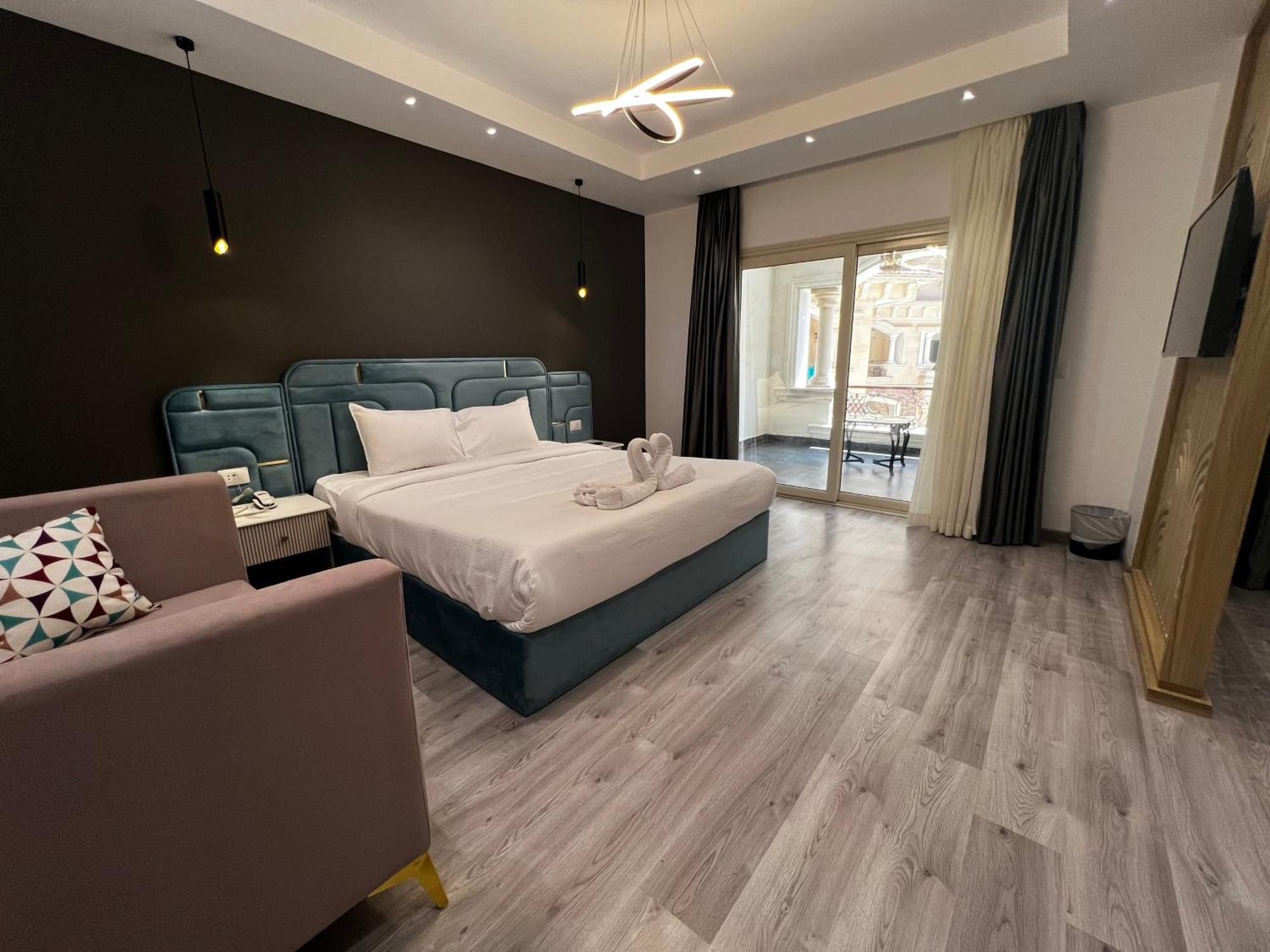 Onyx Pyramids Boutique Hotel Al Kawm al Akhdar Exteriör bild