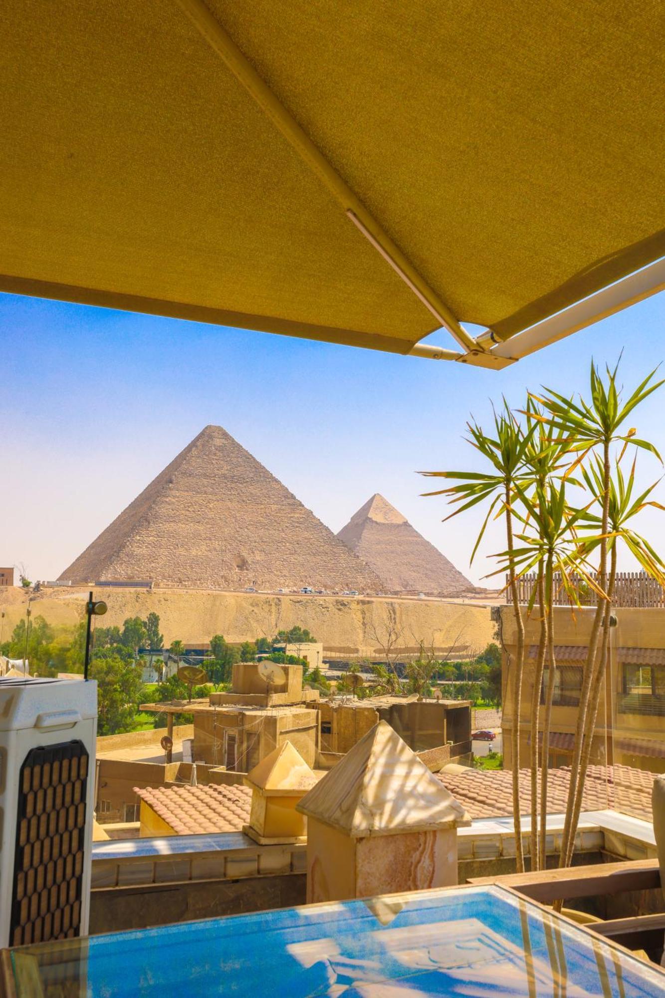 Onyx Pyramids Boutique Hotel Al Kawm al Akhdar Exteriör bild
